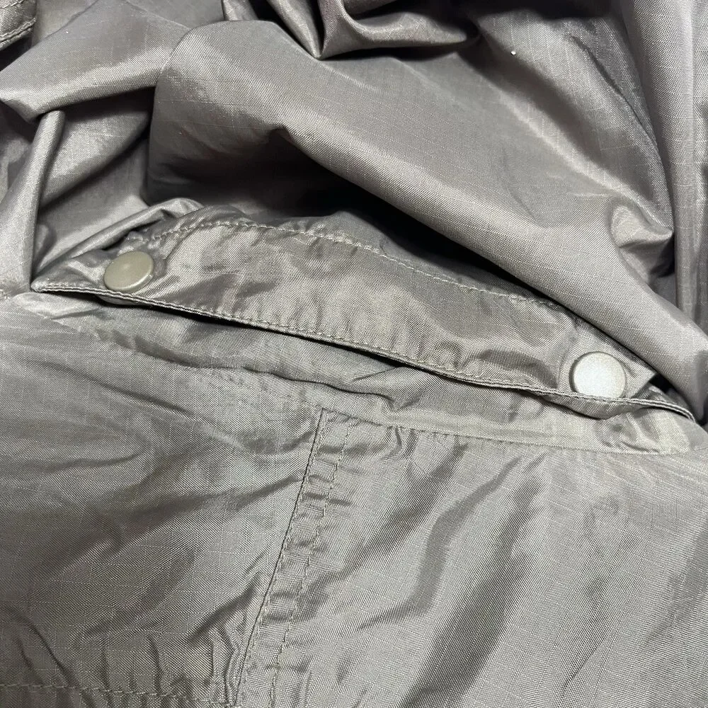 Exofficio Soft Shell Waterproof Guide Jacket Ripstop Snap Hooded Vented XL *READ